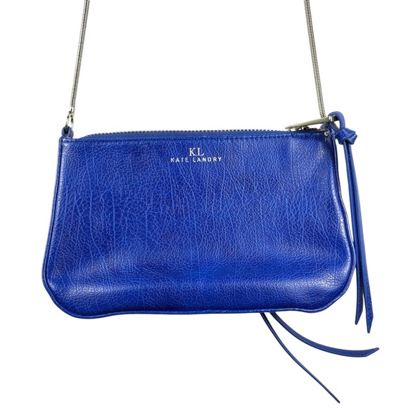 Kate Landry Handbags - Kate Landry Cobalt Blue Non-Leather Crossbody Bag